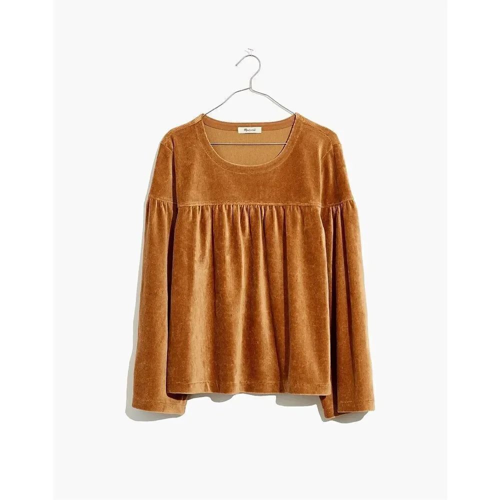 Texture & Thread Corduroy Swing Top Sz M